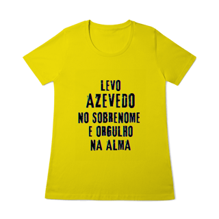 Nome do produto Baby Long Azevedo no Nome, Orgulho na Alma (Malha Quality)