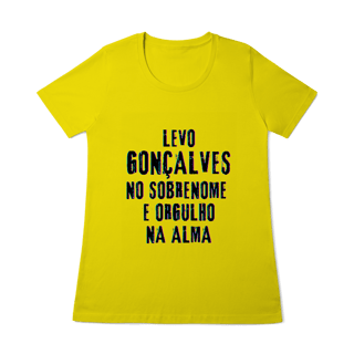 Nome do produto Baby Long Gonçalves no Nome, Orgulho na Alma (Malha Quality)