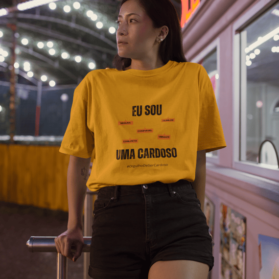 Camiseta Feminina Eu Sou Uma Cardoso – Nome Que Representa (Quality Adulto)