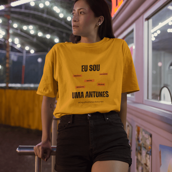 Camiseta Feminina Eu Sou Uma Antunes – Nome Que Representa (Quality Adulto)