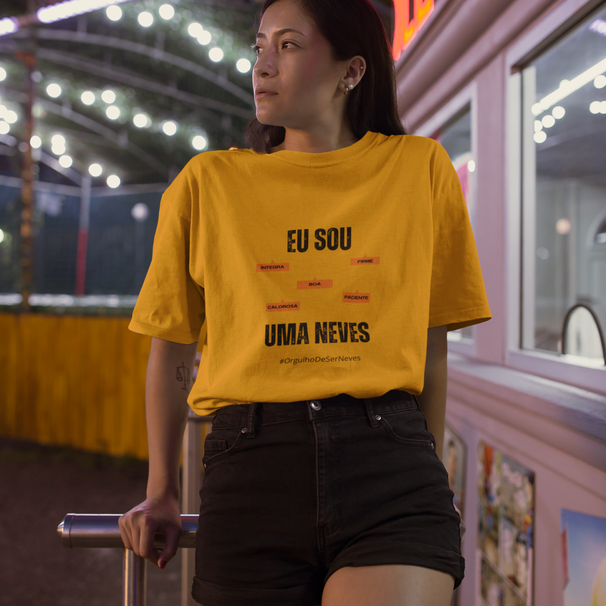 Nome do produto: Camiseta Feminina Eu Sou Uma Neves – Nome Que Representa (Quality Adulto)
