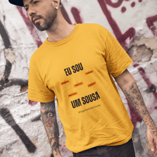 Nome do produto Camiseta Masculina Eu Sou Um Sousa – Nome Que Representa (Malha Quality)