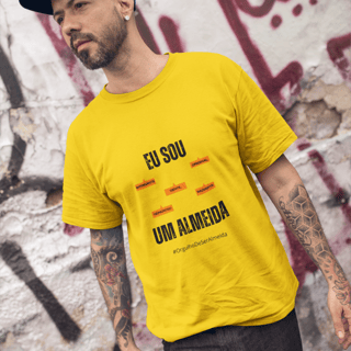 Nome do produto Camiseta Masculina Eu Sou Um Almeida – Nome Que Representa (Malha Quality)