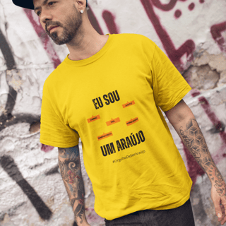 Nome do produto Camiseta Masculina Eu Sou Um Araújo – Nome Que Representa (Malha Quality)