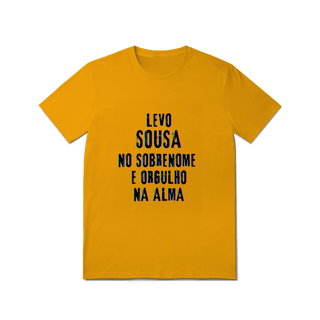 Nome do produto Camiseta Unissex Sousa no Nome, Orgulho na Alma (Malha Quality)