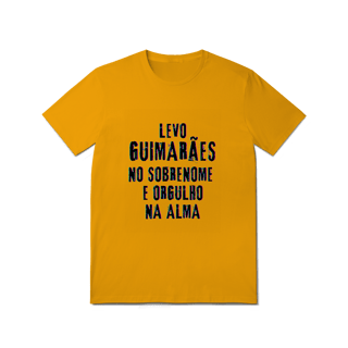 Nome do produto Camiseta Unissex Guimarães no Nome, Orgulho na Alma (Malha Quality)