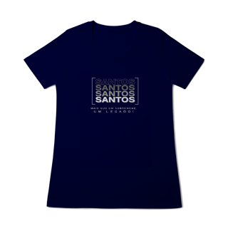 Nome do produto Baby Long “Santos, Mais que um Sobrenome, um Legado!” – Vista o Legado (Malha Quality)