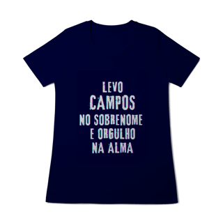 Nome do produto Baby Long Campos no Nome, Orgulho na Alma (Malha Quality)