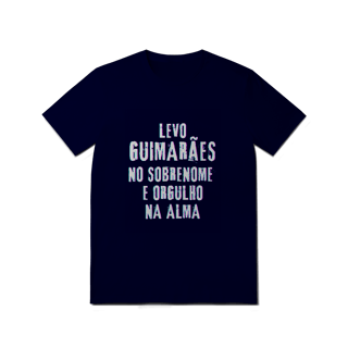 Nome do produto Camiseta Unissex Guimarães no Nome, Orgulho na Alma (Malha Quality)