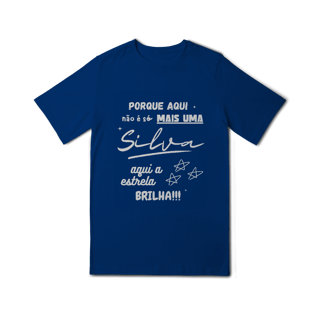 Nome do produto Camiseta Feminina Silva Infanto-juvenil – Sua Estrela Brilha Aqui (Quality Infantil - 10 a 14 anos)