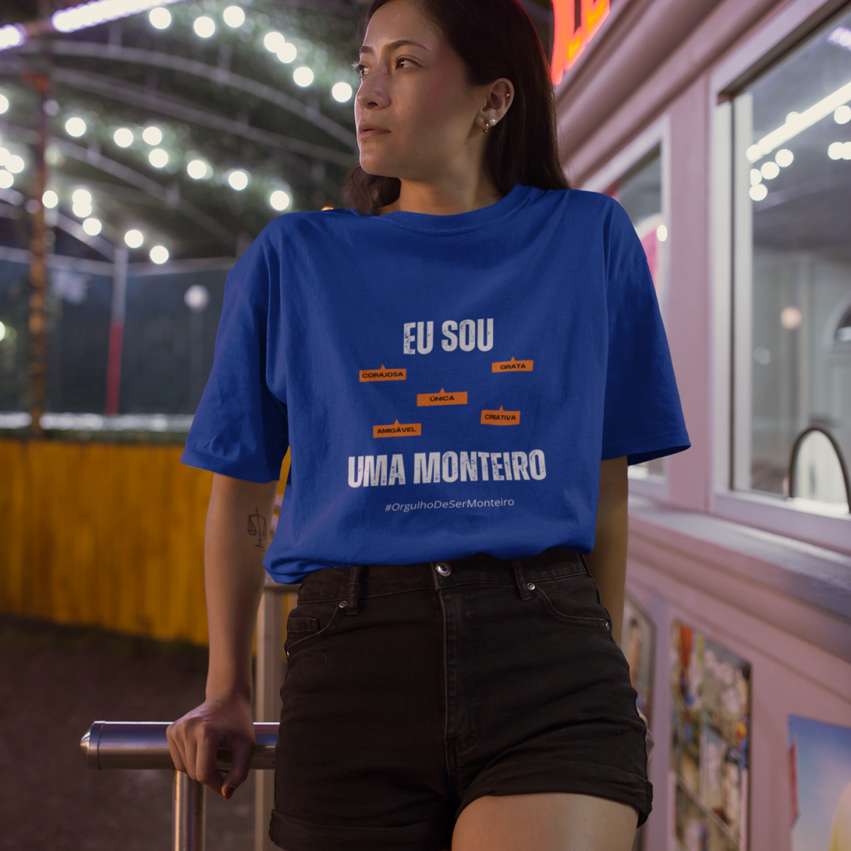 Nome do produto: Camiseta Feminina Eu Sou Uma Monteiro – Nome Que Representa (Quality Adulto)