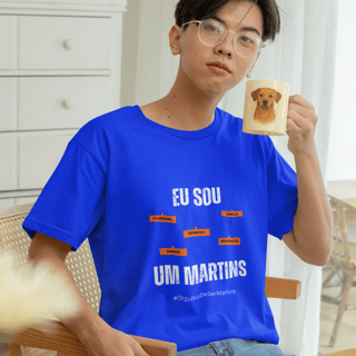 Nome do produto Camiseta Masculina Infanto-Juvenil Eu Sou um Martins – Nome Que Representa (Malha Quality)