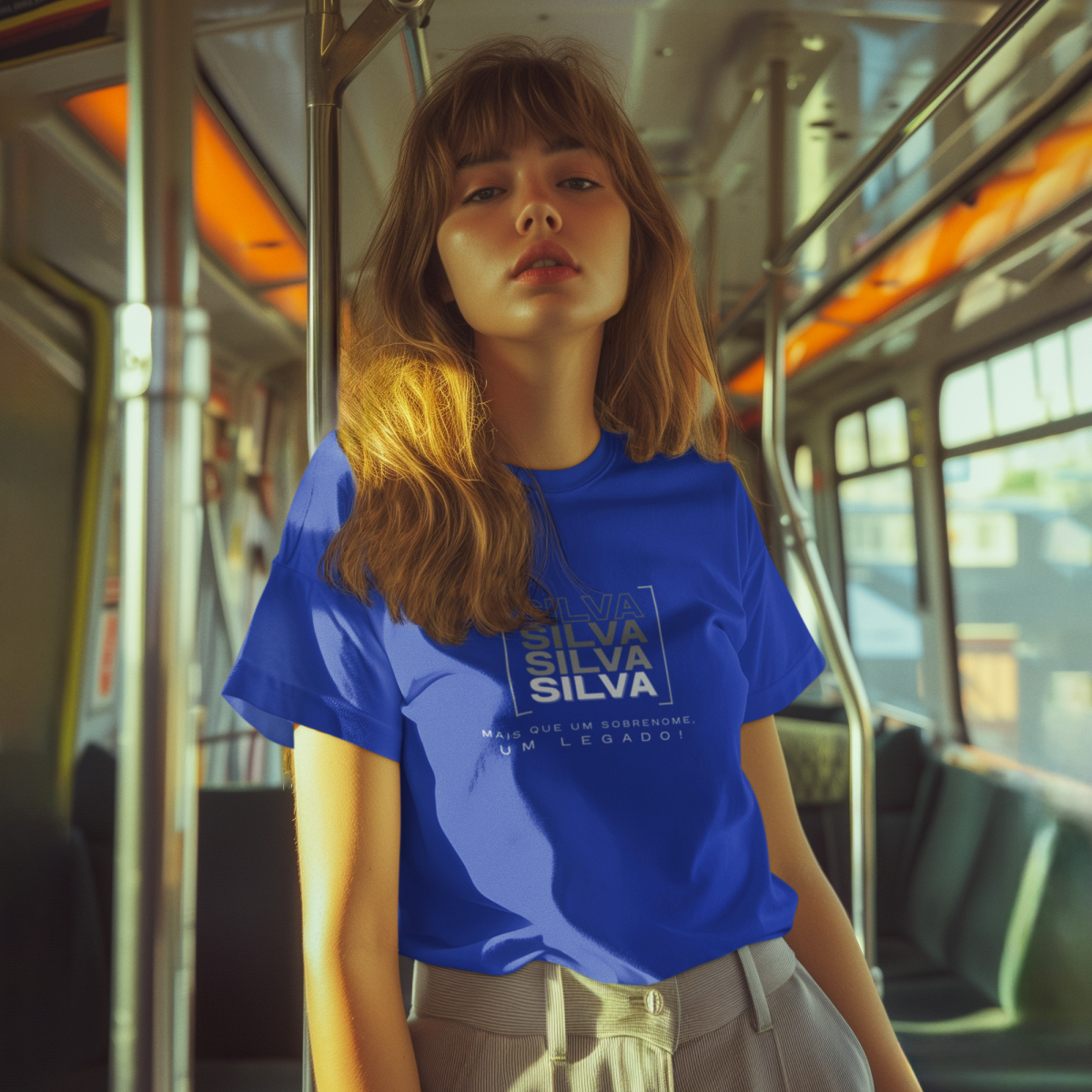 Camiseta Unissex Infanto-Juvenil “Silva, Mais que um Sobrenome, um Legado!” – Vista o Legado (Malha Quality)