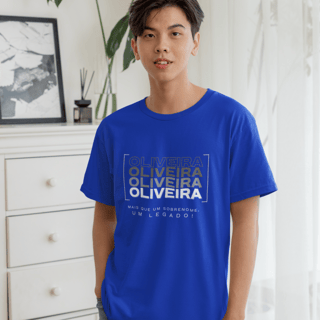 Camiseta Unissex Infanto-Juvenil “Oliveira, Mais que um Sobrenome, um Legado!” – Vista o Legado (Malha Quality)