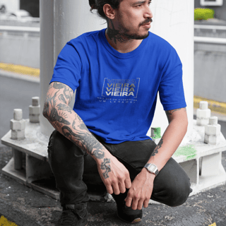 Nome do produto Camiseta Unissex “Vieira, Mais que um Sobrenome, um Legado!” – Vista o Legado (Malha Quality)