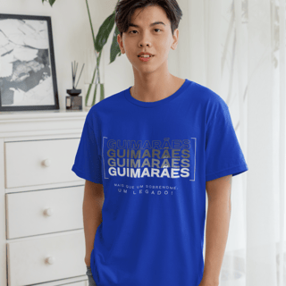 Nome do produto Camiseta Unissex Infanto-Juvenil “Guimarães, Mais que um Sobrenome, um Legado!” – Vista o Legado (Malha Quality)