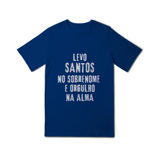 Nome do produto Camiseta Unissex Infanto-Juvenil Santos no Nome, Orgulho na Alma (Malha Quality)