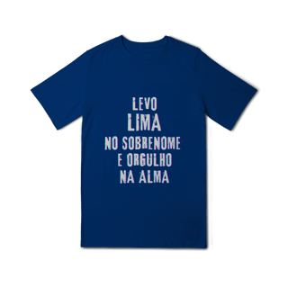 Nome do produto Camiseta Unissex Infanto-Juvenil Lima no Nome, Orgulho na Alma (Malha Quality)