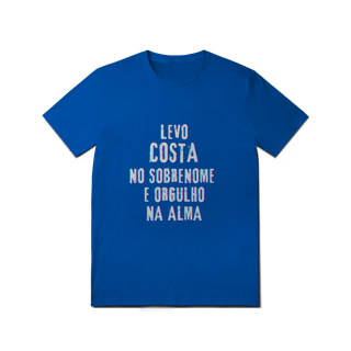 Nome do produto Camiseta Unissex Costa no Nome, Orgulho na Alma (Malha Quality)