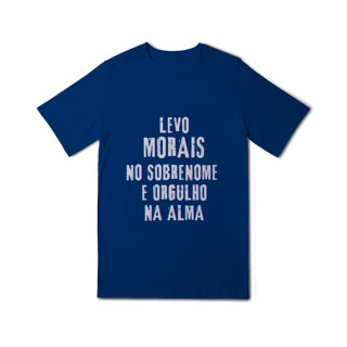 Nome do produto Camiseta Unissex Infanto-Juvenil Morais no Nome, Orgulho na Alma (Malha Quality)