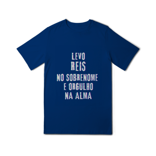 Nome do produto Camiseta Unissex Infanto-Juvenil Reis no Nome, Orgulho na Alma (Malha Quality)