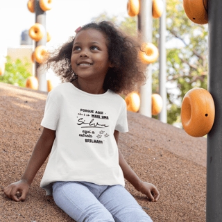 Camiseta Feminina Silva Infantil – Sua Estrela Brilha Aqui (Quality Infantil - 2 a 8 anos)