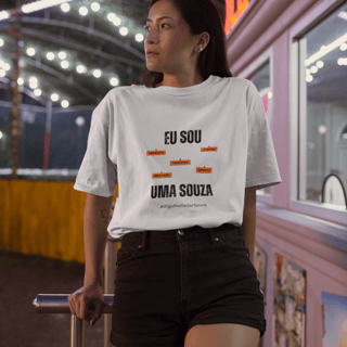 Nome do produto Camiseta Feminina Eu Sou Uma Souza – Nome Que Representa (Quality Adulto)