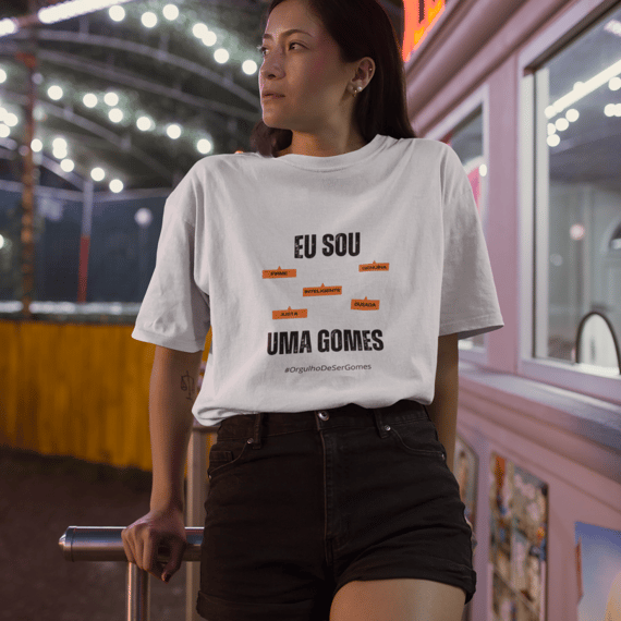 Camiseta Feminina Eu Sou Uma Gomes – Nome Que Representa (Quality Adulto)