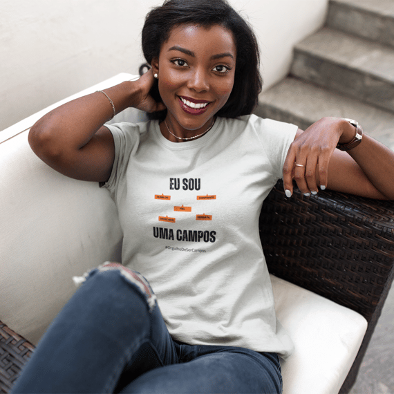 Baby Long Feminina Eu Sou Uma Campos – Nome Que Representa (Quality Adulto)