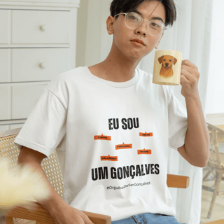 Nome do produto Camiseta Masculina Eu Sou Um Gonçalves – Nome Que Representa (Malha Quality)