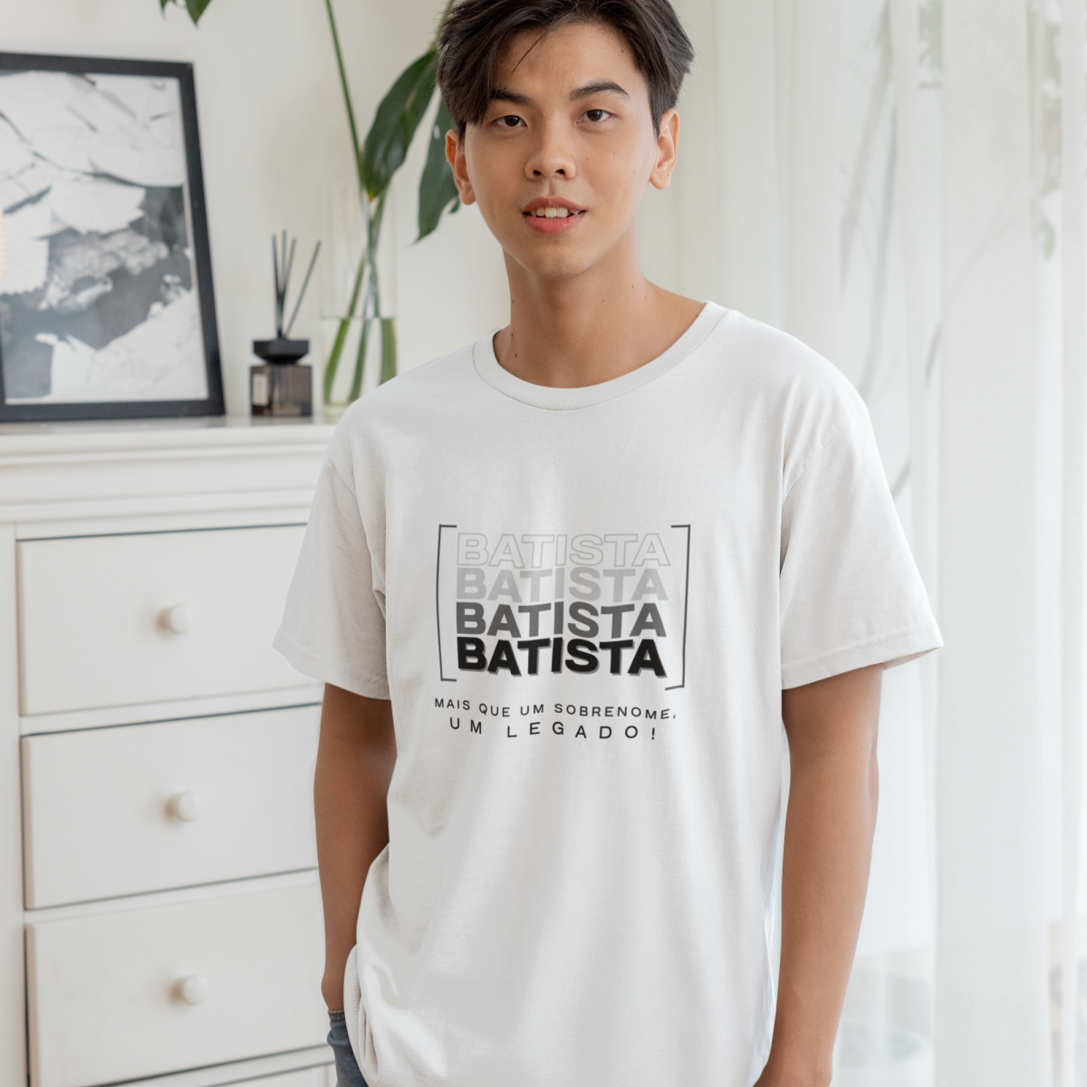 Camiseta Unissex Infanto-Juvenil “Batista, Mais que um Sobrenome, um Legado!” – Vista o Legado (Malha Quality)