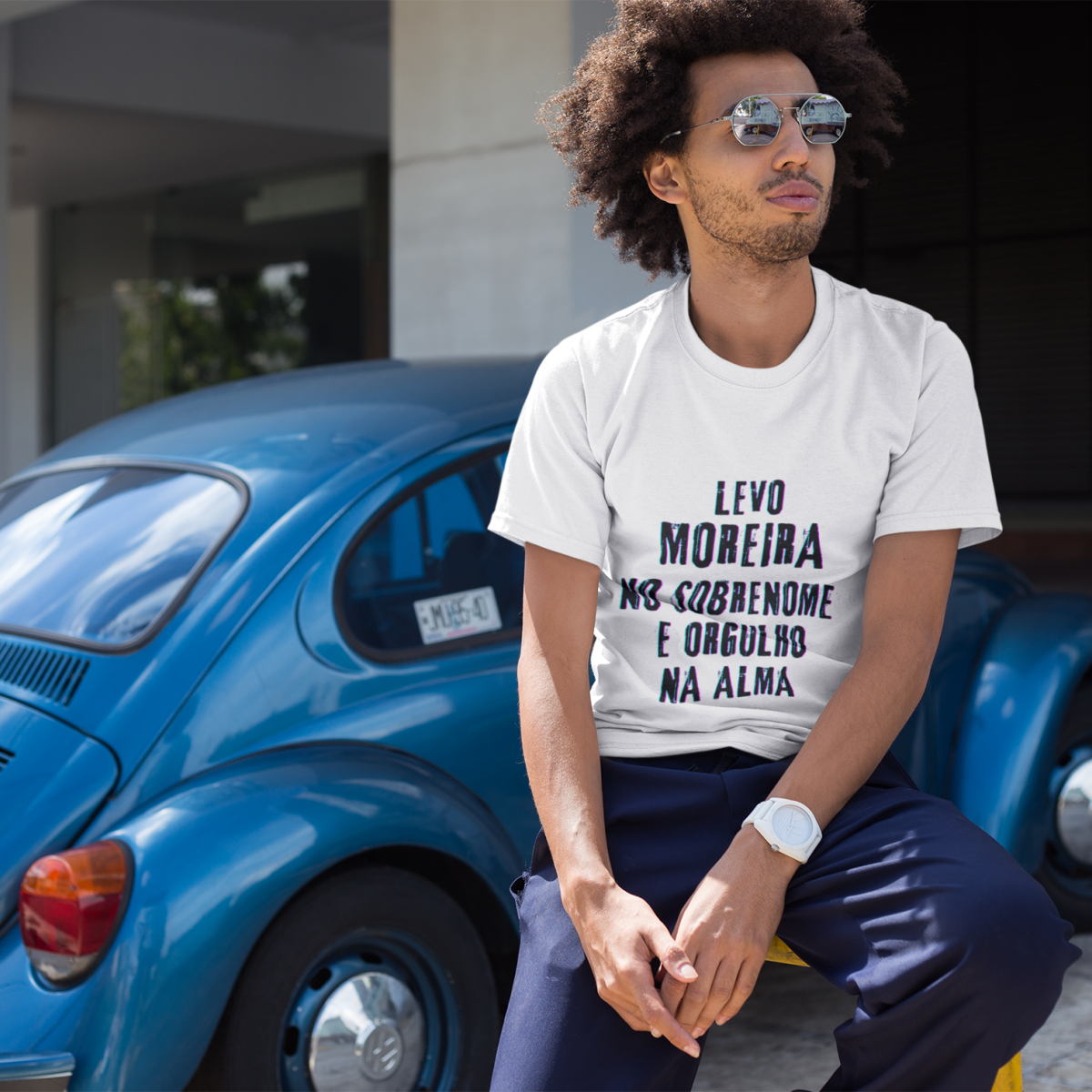 Camiseta Unissex Moreira no Nome, Orgulho na Alma (Malha Quality)