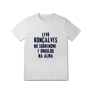 Nome do produto Camiseta Unissex Gonçalves no Nome, Orgulho na Alma (Malha Quality)