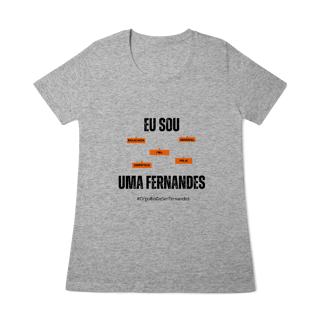 Nome do produto Baby Long Feminina Eu Sou Uma Fernandes – Nome Que Representa (Quality Adulto)