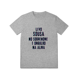Nome do produto Camiseta Unissex Sousa no Nome, Orgulho na Alma (Malha Quality)