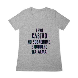 Nome do produto Baby Long Castro no Nome, Orgulho na Alma (Malha Quality)
