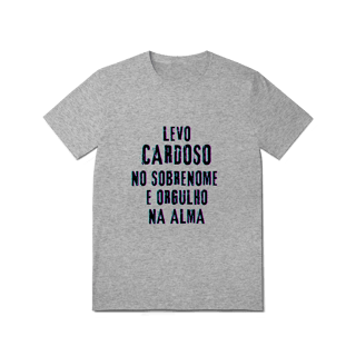 Nome do produto Camiseta Unissex Cardoso no Nome, Orgulho na Alma (Malha Quality)