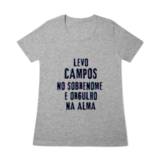 Nome do produto Baby Long Campos no Nome, Orgulho na Alma (Malha Quality)