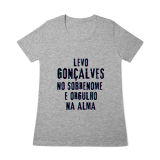 Nome do produto Baby Long Gonçalves no Nome, Orgulho na Alma (Malha Quality)
