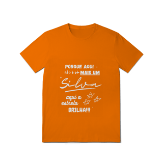 Nome do produto Camiseta Masculina Silva – Sua Estrela Brilha Aqui (Quality Adulto)