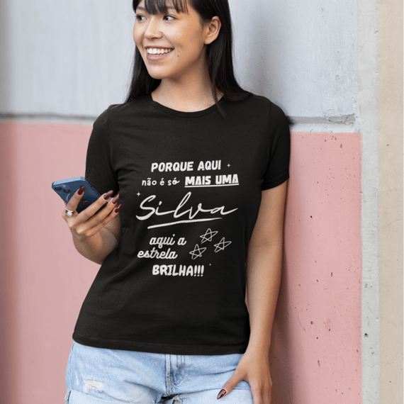 Baby Long Feminina Silva – Sua Estrela Brilha Aqui (Quality Adulto)