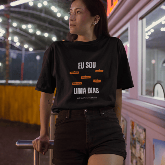 Camiseta Feminina Eu Sou Uma Dias – Nome Que Representa (Quality Adulto)