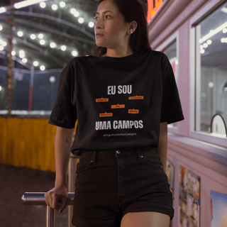 Nome do produto Camiseta Feminina Eu Sou Uma Campos – Nome Que Representa (Quality Adulto)