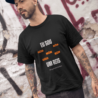 Nome do produto Camiseta Masculina Eu Sou Um Reis – Nome Que Representa (Malha Quality)