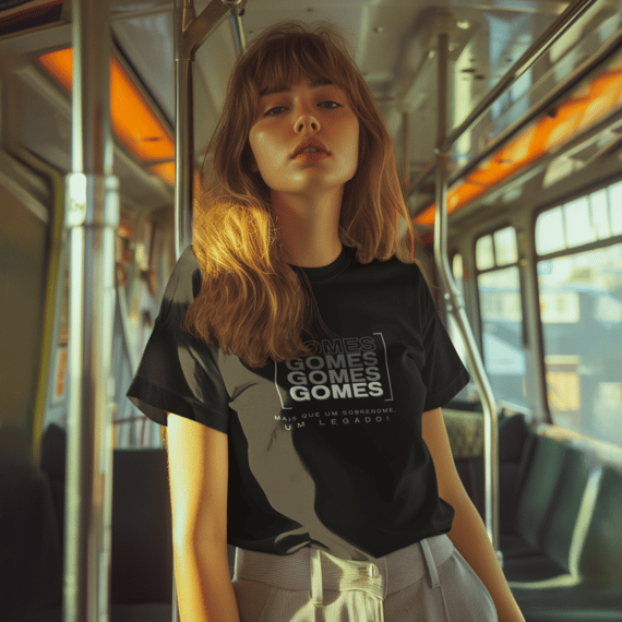 Camiseta Unissex Infanto-Juvenil “Gomes, Mais que um Sobrenome, um Legado!” – Vista o Legado (Malha Quality)
