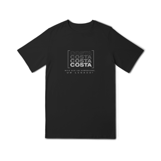Nome do produto Camiseta Unissex Infanto-Juvenil “Costa, Mais que um Sobrenome, um Legado!” – Vista o Legado (Malha Quality)