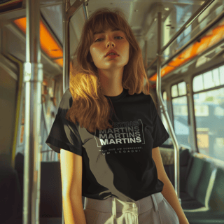Camiseta Unissex Infanto-Juvenil “Martins, Mais que um Sobrenome, um Legado!” – Vista o Legado (Malha Quality)