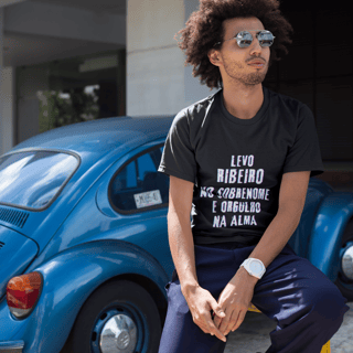 Nome do produto Camiseta Unissex Ribeiro no Nome, Orgulho na Alma (Malha Quality)