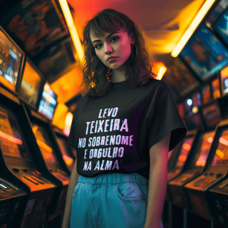 Nome do produto Camiseta Unissex Teixeira no Nome, Orgulho na Alma (Malha Quality)