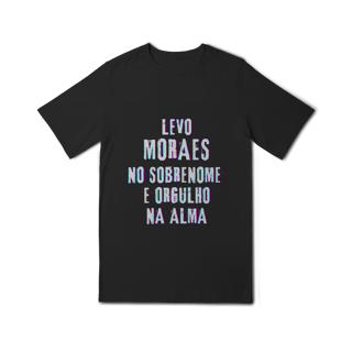 Nome do produto Camiseta Unissex Infanto-Juvenil Moraes no Nome, Orgulho na Alma (Malha Quality)
